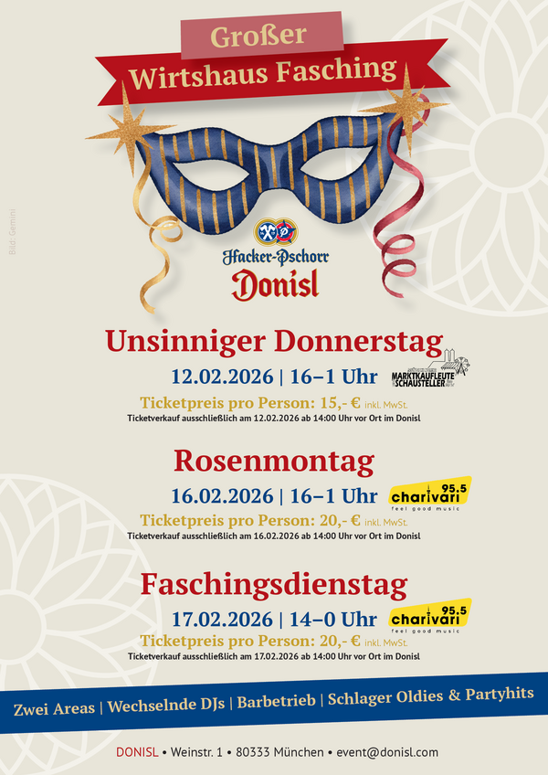 Großer Wirtshaus Fasching