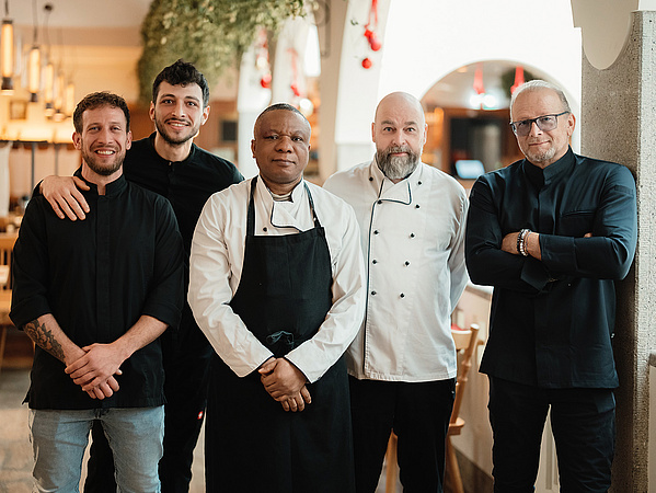 Foto des Küchenteams